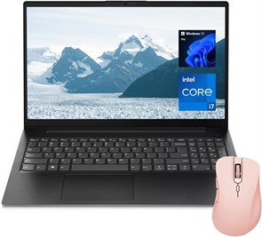 Ноутбук Lenovo V15 Premium для бизнеса и работы, 15,6-дюймовый дисплей FHD, процессор Intel i7-13620H 13-го поколения, 16 ГБ ОЗУ, SSD на 1 ТБ, веб-камера, HDMI, Wi-Fi 6, Windows 11 Pro, черный, в комплекте беспроводная мышь Thunderobot 1000003262