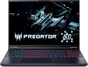 Игровой ноутбук Acer Predator Helios Neo 16 с процессором Intel Core Ultra 9-275HX 14-го поколения (24 ядра, до 5,4 ГГц), 32 ГБ памяти DDR5 6400 МГц, твердотельным накопителем на 1 ТБ, видеокартой NVIDIA®GeForce®RTX 5070 (8 ГБ), 16-дюймовым дисплеем WQXGA 1000014873