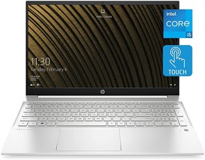 Ноутбук HP 15 Pavilion — процессор Intel Core i5-1235U 12-го поколения (10 ядер), сенсорный экран FHD IPS 1080p диагональю 15,6 дюйма, Windows 11, ОЗУ 16 ГБ, твердотельный накопитель PCIe емкостью 1 ТБ, Wi-Fi 6, порт Type-C, веб-камера, коврик для мыши, с 1000014893