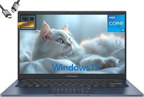 ASUS Vivobook 14 (2025), 14-дюймовый тонкий ноутбук с дисплеем FHD, процессором Intel Core i5-1334U (13-го поколения), графикой UHD, камерой с функцией приватности, Bluetooth 5.1, Windows 11 H, цвет Quiet Blue, с HDMI (40 ГБ ОЗУ | 2 ТБ SSD) 1000014899