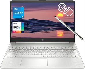 Флагманский ноутбук HP с сенсорным экраном 15,6 дюйма HD, процессором Intel Core i5-1155G7 (Beat i7-1065G7), 16 ГБ ОЗУ, твердотельным накопителем PCIe на 1 ТБ, графикой Intel Iris Xe, цифровой клавиатурой, Bluetooth 5, Windows 11 Домашняя, серебристый 1000003181