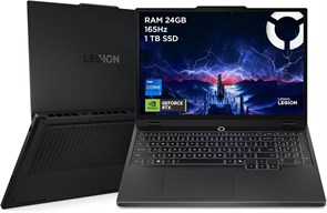 Игровой ноутбук Lenovo Legion 5 15IRX10 с искусственным интеллектом, 15,3-дюймовый экран WUXGA, 165 Гц, процессор Intel Core i7-13650HX, 24 ГБ ОЗУ, SSD-накопитель на 1 ТБ, видеокарта RTX 5060 8 ГБ GDDR7, клавиатура EN-ARB с подсветкой, Windows 10, Eclipse 1000006472