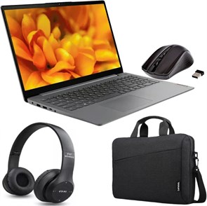 Ноутбук Lenovo Ideapad 3 15IT с 15,6-дюймовым дисплеем FHD, процессором Intel Core i3-1205U | 8 ГБ оперативной памяти DDR4 | твердотельный накопитель NVMe M.2 512 ГБ | видеокартой Intel UHD | Windows 11 в подарок сумка для ноутбука + беспроводная мышь + н 1000014954