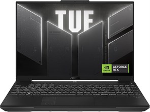 Игровой ноутбук ASUS TUF Gaming F16, Intel Core 5 210H, NVIDIA RTX 3050 6 ГБ, 16 ГБ ОЗУ, SSD на 512 ГБ, 16-дюймовый дисплей FHD+ 144 Гц, Win11, цвет Mecha Gray, [FX607VJ-RL012W] 1000008727