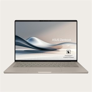 ASUS Zenbook 14 UX3407QA-QD180W / Snapdragon X X126100 Purwa SE / 16 ГБ ОЗУ / 1 ТБ SSD / 14-дюймовый OLED-дисплей WUXGA (1920x1200) / Windows 11 Домашняя, клавиатура с англ./арб. раскладкой - бежевый Zabriskie 1000003335