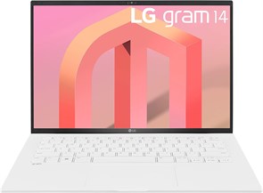Ультралёгкий ноутбук LG gram (2022) 14Z90Q, 14-дюймовый (1920 x 1200) IPS-дисплей, процессор Intel Evo i5 12-го поколения (1240P), 8 ГБ памяти LPDDR5, SSD-накопитель NVMe 512 ГБ, веб-камера Full HD, Wi-Fi 6E, Thunderbolt 4, Windows 11, белый 1000015023