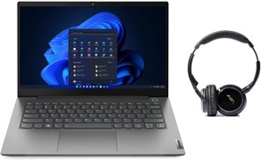 Новейший бизнес-ноутбук Lenovo ThinkBook 14 Gen 6 с 14-дюймовым дисплеем FHD с антибликовым покрытием, процессором Core i7-13700H 13-го поколения, 40 ГБ ОЗУ, твердотельным накопителем на 2 ТБ, графикой Intel Iris Xe, WIN11 Pro, серым, с БЕСПЛАТНОЙ Bluetoo 1000015026