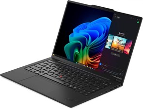 Ноутбук LenovoThinkPad X1 Carbon Gen 13 Aura Edition с процессором Intel Core Ultra 7 268V vPro, 14-дюймовым OLED-дисплеем с разрешением 2,8K (2880 x 1800 пикселей) без сенсорного экрана, Wi-Fi 7, 32 ГБ оперативной памяти LPDDR5X-8533 МТ/с, твердотельным 1000015072