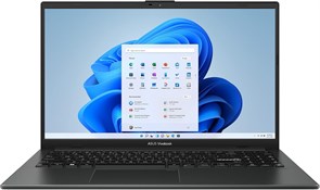 Ноутбук ASUS Vivobook Go 15 2023 года, 15,6-дюймовый дисплей FHD, процессор AMD Ryzen 5 7520U, 8 ГБ ОЗУ, SSD-накопитель на 512 ГБ, Windows 11 Домашняя, чёрный цвет, E1504FA-AS52 1000015078