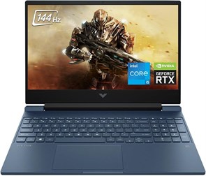 HP — игровой ноутбук Victus 15,6 дюйма Full HD 144 Гц — процессор Intel Core i5-12450H 12-го поколения — 16 ГБ памяти — твердотельный накопитель NVIDIA GeForce RTX 3050-1 ТБ — клавиатура с подсветкой — Windows 11 — Blue Performance 1000003161
