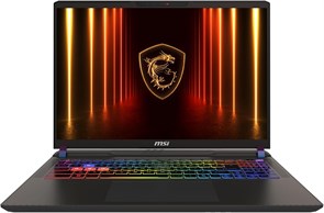MSI Vector 16 HX AI A2XWIG, игровой ноутбук, 16-дюймовый QHD+ 240 Гц, Intel Ultra 9 275HX, 32 ГБ ОЗУ, SSD на 1 ТБ, видеокарта NVIDIA GeForce RTX 5080, GDDR7 16 ГБ, Win11, серый 1000003234