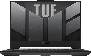ASUS TUF Gaming A15 FA507NUR-LP053W AMD R7-7435HS/16 ГБ ОЗУ/1 ТБ SSD/NVIDIA GeForce RTX 4050 6 ГБ/15.6 FHD (1920x1080) 144 Гц/Windows 11 Домашняя/1-зонная RGB-подсветка/клавиатура с английской и арабской раскладкой, Mecha Gray 1000003031