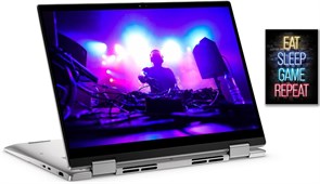 Новейший ноутбук Dell Inspiron 7430 2 в 1 (2023 г.) с 14-дюймовым сенсорным дисплеем FHD+, Core i5-1335U, твердотельным накопителем 8 ГБ и 2 ТБ, графикой Intel Iris Xe, подсветкой клавиш, Win11 Silver, с бесплатными неоновыми игровыми цитатами 1000010893