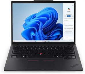 Lenovo ThinkPad T14 Gen 5 с процессором Intel Core Ultra 7 155U, 14-дюймовым экраном WUXGA (1920 x 1200) IPS, яркостью 400 нит, без сенсорного экрана, 32 ГБ ОЗУ, твердотельным накопителем на 1 ТБ, сканером отпечатков пальцев KYB с подсветкой, Windows Pro 1000010837