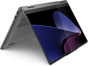 Ноутбук Lenovo IdeaPad 5 2-в-1 14IRU9 с 14-дюймовым глянцевым сенсорным дисплеем WUXGA OLED, процессором Core 7 150U, 16 ГБ ОЗУ, твердотельным накопителем на 512 ГБ, интегрированной графикой Intel, подсветкой клавиатуры Eng-Arb, W11, цвет Luna Grey + стил 1000015195