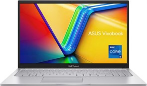 ASUS Vivobook 15 X1504ZA-NJ005W, тонкий ноутбук, Intel i5 12-го поколения, DDR4 8 ГБ, SSD 512 ГБ, WIN11 HOME, 15,6-дюймовый FHD-дисплей, веб-камера, подсветка, английский, арабский, английский, кисть (цвет: холодный серебристый) 1000010872