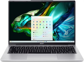 Ноутбук Acer Aspire Lite AL14 с процессором Intel Core i5-1334U 13-го поколения (10 ядер, до 4,6 ГГц), 8 ГБ оперативной памяти DDR5, SSD-накопителем 512 ГБ, графикой Intel Iris XE, 14-дюймовым дисплеем WUXGA IPS с тонкой рамкой, Win 11 Home, Wi-Fi-6, сере 1000003403