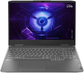 Игровой ноутбук Lenovo Loq 15Irh8 с 15,6-дюймовым дисплеем, процессором Core i5-13420H, 16 ГБ ОЗУ, SSD-накопителем 512 ГБ, видеокартой Nvidia GeForce RTX 2050 4 ГБ, Windows 11 Домашняя (английский), серый 1000011076