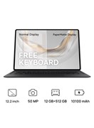 Планшет MatePad Pro 12,2 дюйма, PaperMatte Edition 2025, черный, 12 ГБ ОЗУ + 512 ГБ Wi-Fi с бесплатной черной клавиатурой в комплекте — версия для Ближнего Востока 1000015748