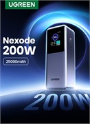 Внешний аккумулятор, выходная мощность 200 Вт, портативное зарядное устройство для ноутбука (90 Вт·ч), 2C1A, аккумулятор для iPhone с дисплеем Smart Screen, совместимый с Macbook, Lenovo, Dell, Huawei, iPad, iPhone, Samsung, Xiaomi 1000016764