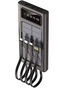 Powerbank 3 40000 мА·ч на солнечной батарее — внешний аккумулятор высокой емкости со светодиодным фонариком, двумя выходными USB-портами, поддержкой быстрой зарядки, портативное зарядное устройство для смартфонов, планшетов и USB-устройств — идеально подх 1000016770