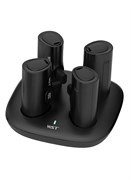 Комплект из 4 портативных внешних аккумуляторов WST, 2 порта USB-C и 2 порта Lightning, 5000 мА·ч [4 шт.] Быстрозаряжаемый внешний аккумулятор для Android и iOS, общая зарядная станция с 4 аккумуляторами для дома, кафе, офиса, отеля, ресторана и т. д. (цв 1000016783