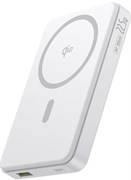 Внешний аккумулятор MagSafe Power Bank 10000 мА·ч — сертифицированный по стандарту Qi2 беспроводной магнитный аккумулятор с быстрой зарядкой 15 Вт, выходом USB-A 22,5 Вт и USB-C PD 20 Вт, компактный аккумулятор для iPhone серий 12/13/14/15/16, Samsung и д 1000016862