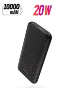 Внешний аккумулятор Rome 10000 мА·ч, 20 Вт, несколько выходных портов и долговечный аккумулятор / Внешний аккумулятор 10000 мА·ч - черный 1000016902