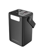 Внешний аккумулятор LARA 80000 мА·ч со встроенными кабелями и фонариком / Быстрая зарядка / Портативное зарядное устройство 20 Вт / Портативная ручка / Встроенная функция безопасности / Высокая емкость аккумулятора - черный 1000016907