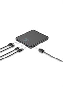 Внешний аккумулятор VoltStream 20000 мАч PD 100 Вт / Портативный аккумулятор / Высокоёмкий внешний аккумулятор / Поддержка HDMI | USB-C | USB-A / Умный дисплей питания - чёрный 1000016910