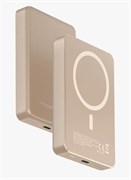 Алюминиевый внешний аккумулятор MagSafe 10000 мА·ч PD 20 Вт / Компактный дизайн / Беспроводная выходная мощность 15 Вт / Одновременная зарядка / Вход и выход / Литий-полимерный аккумулятор - Desert Titanium 1000016912