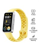 Смарт-часы Band 9, ультратонкий дизайн и удобство ношения, научный анализ сна, длительный срок службы батареи, iOS и Android, лимонно-желтый 1000017039