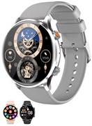 Умные часы корейского бренда Y5, деловые умные часы, водонепроницаемые фитнес-часы, Bluetooth-звонки, совместимы с Android и iOS, умные часы для мужчин и женщин, вакуумное покрытие из цинкового сплава, мониторинг сердечного ритма 1000017054