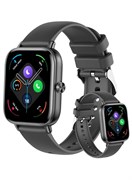 Умные часы для женщин и мужчин с пульсометром и фитнес-трекером, черные, женские, цифровые, мужские, водонепроницаемые, совместимые с Android IOS 1000017092