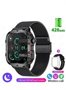 LIGE 1.96 HD экран 420 мАч спортивные умные часы мужские водонепроницаемые Bluetooth звонки мониторинг здоровья более 100 спортивных режимов мужские умные часы черные 1000017108