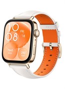 Умные часы Watch Fit 3, 1,82-дюймовый AMOLED-дисплей, ультратонкий дизайн, научный тренер по тренировкам, улучшенное управление здоровьем, совместимость с iOS и Android, белый кожаный ремешок 1000017114