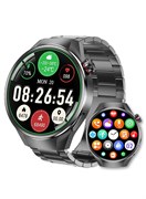 Мужские умные часы с Bluetooth-вызовами, водонепроницаемым AMOLED-дисплеем 1,75 дюйма, более 100 спортивных режимов, аккумулятором 400 мА·ч, пульсометром и фитнес-трекером для Android iOS 1000017124