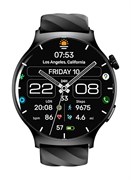 Smart Watch 3 Pro — 1,43-дюймовый AMOLED-дисплей, Bluetooth-звонки, фитнес-трекер, спортивные режимы, пульсометр и монитор сна, водонепроницаемость IP68, аккумулятор 250 мА·ч, совместимость с Android и iOS 1000017127
