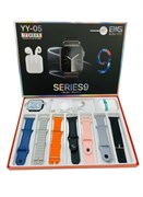 Умные часы Ultra 7+1+1 с наушниками, 8 ремешками, полноцветным сенсорным экраном, Bluetooth-звонками, умными часами для здоровья и спорта, разноцветными 1000017165