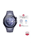 Умные часы Watch 5 46 мм, технология X-TAP с несколькими датчиками, измерение уровня кислорода в крови в режиме реального времени с помощью кончика пальца, eSIM, 2 режима работы аккумулятора, интуитивно понятные смарт-жесты, совместимость с iOS и Android 1000017186