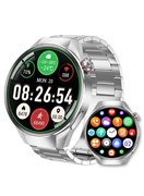 Мужские умные часы с Bluetooth-вызовами, водонепроницаемым AMOLED-дисплеем 1,75 дюйма, более 100 спортивных режимов, аккумулятором 400 мА·ч, пульсометром и фитнес-трекером для Android iOS 1000017194