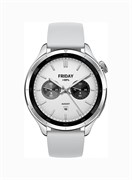 Умные часы Watch S4 с 1,43-дюймовым AMOLED-дисплеем, длительным временем автономной работы, возможностью совершать вызовы по Bluetooth, шумоподавлением, улучшенным обнаружением состояния здоровья, 15-дневным сроком автономной работы — серебристый 1000017226