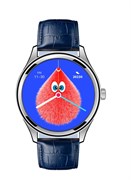 Ультратонкие смарт-часы GT5 — версия с серебристым циферблатом и темно-синим ремешком, 1,53-дюймовым AMOLED-дисплеем, NFC, голосовым помощником на основе искусственного интеллекта и режимами нескольких видов спорта 1000017243