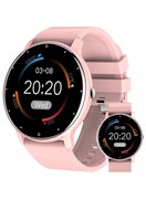 Умные часы для женщин и мужчин, фитнес-трекер с пульсометром и монитором сна, водонепроницаемые, IP67, 1,28-дюймовый сенсорный экран, модные спортивные часы для Android IOS, розовые 1000017251