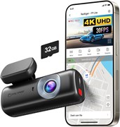 Видеорегистратор REDTIGER 4K для передней части автомобиля, управление через приложение, ADAS, карта памяти 32 ГБ в комплекте, встроенный Wi-Fi GPS, мини-видеорегистратор с G-сенсором, ночное видение, режим парковки 24 часа, циклическая запись, F9 Lite 1000017352