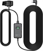 Кабель питания VANTRUE 10 футов (3,0 м) с USB-портом типа C и светодиодным экраном, OBD, переключение 3 передач, защита от низкого напряжения в режиме парковки, для видеорегистраторов E1 Pro, N4 Pro, N5, N4, S1 Pro, N2 Pro, N2X, E360/ACE, E1, E1 Lite, E2, 1000017369