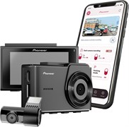 Видеорегистратор Pioneer VREC-H520DC | Фронтальная камера 2K Quad HD, задняя камера HD | Экран 7,6 см | Предупреждения ADAS | Видеолапс | Регистрация GPS | Угол обзора 140° | STARVIS 2 | Лучшая видимость в условиях слабого освещения | Поддержка карт micro 1000017384