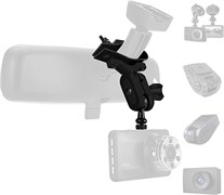 Держатель для видеорегистратора — крепление для зеркала, поставляется с более чем 15 различными шарнирами, подходит для AUKEY, APEMAN, Rexing V1P, YI 2.7