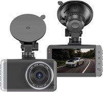 Видеорегистратор Green Lion Pro, фронтальная и задняя съемка, ночное видение, 3-дюймовый IPS HD-дисплей, функциональные кнопки, широкоугольный объектив 140°, поворот на 360°, поддержка карт памяти до 256 ГБ, управление через приложение Wi-Fi, подключение 1000017440