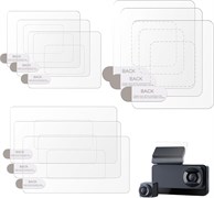 Электростатическая плёнка для крепления видеорегистратора, упаковка из 9 прозрачных статических наклеек на лобовое стекло автомобиля, защитные покрытия без следов, 3 размера, простая установка, многоразовые, не требуют использования клейкой ленты. 1000017457